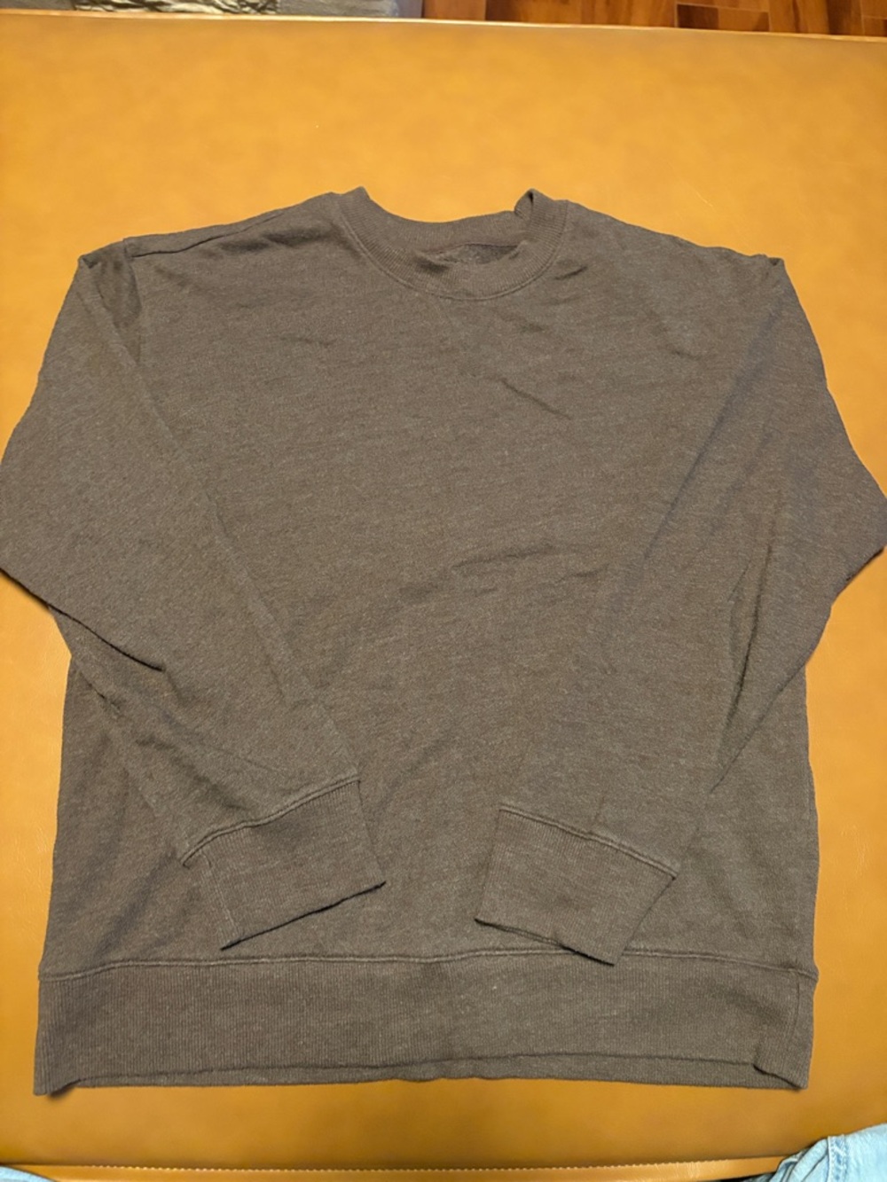 Time and Tru Women’s Crewneck Sweater in Brown